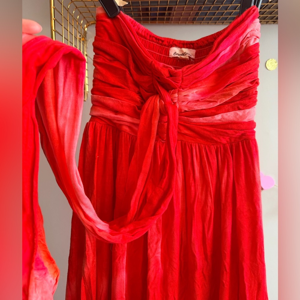 Catwalk Studio Red Ombre Maxi Dress
